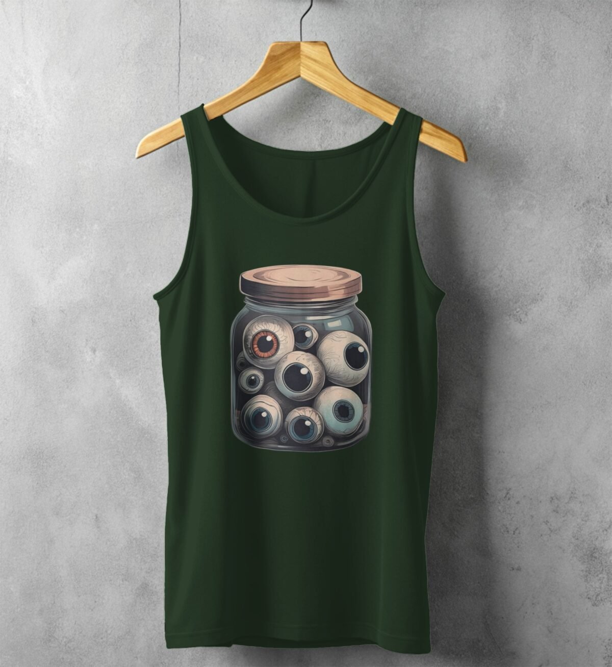 jar eyes all seeing wich style t-shirt design, variation 5