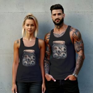 jar eyes all seeing wich style t-shirt design, variation 7