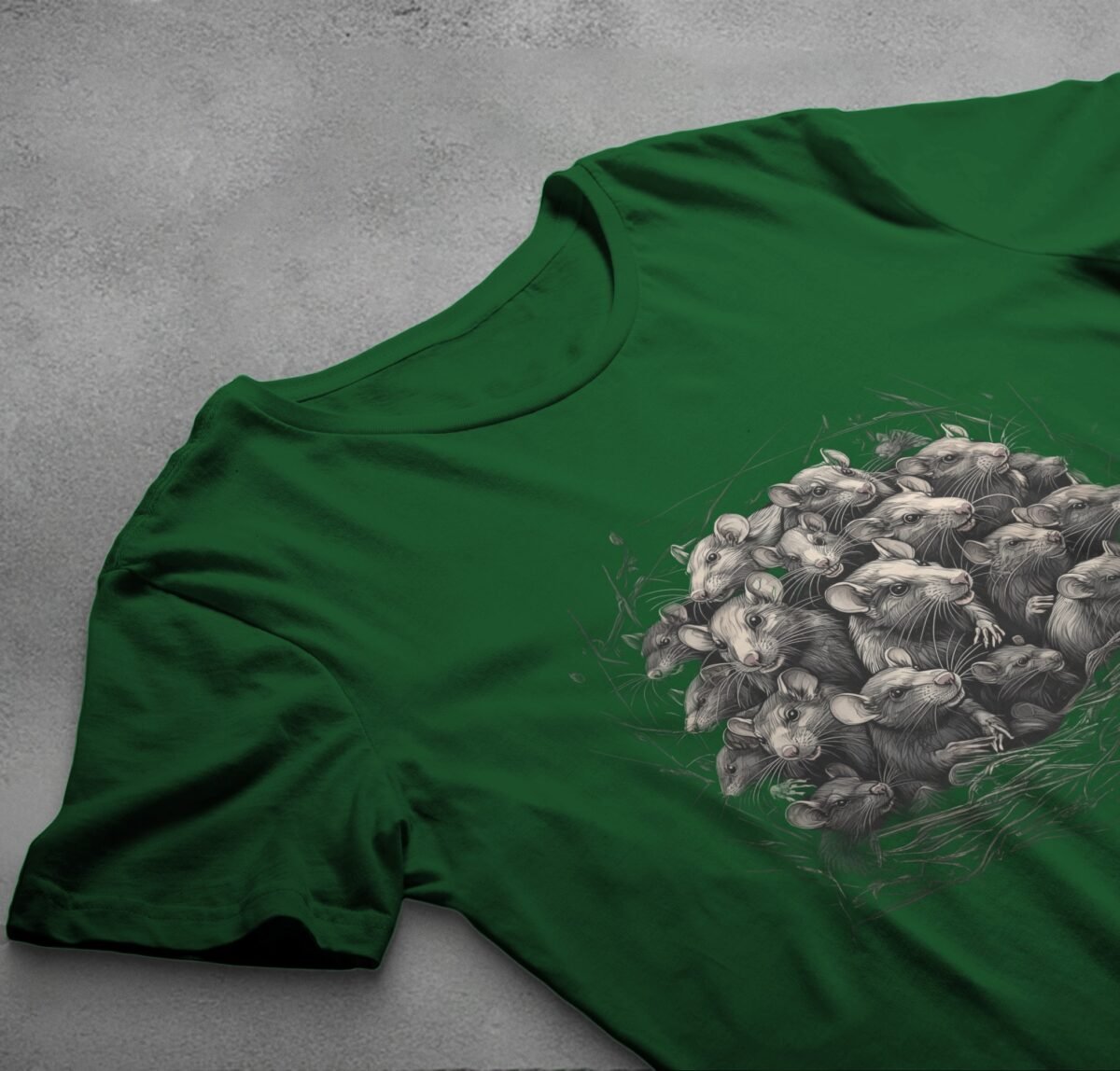 charming circle rats king unique gift someone funny t-shirt design, variation 6