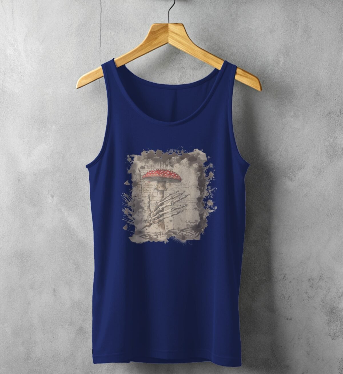 Mushroom and Hand from the Afterlife Gothic Dream Tank Top - 2