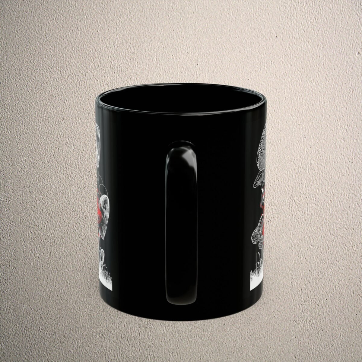 Mysterious forest mushrooms shrooms magic fantasy vibe cool design mug - 4