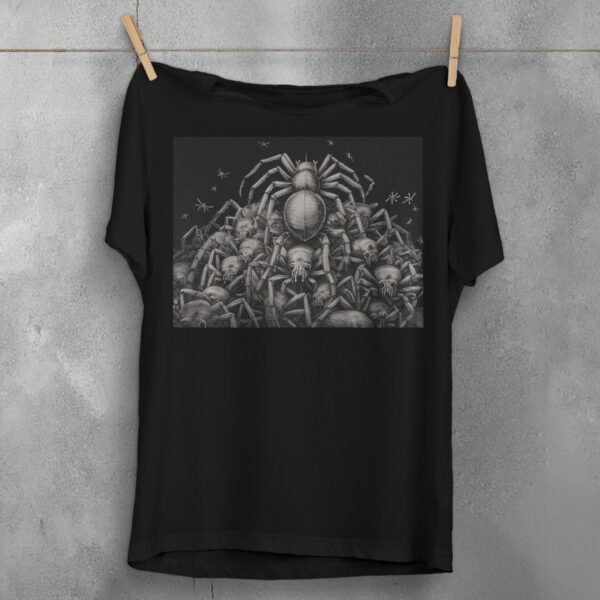 Mysterious gathering spider kingdom dark magic art t-shirt - 1