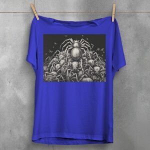 Mysterious gathering spider kingdom dark magic art t-shirt - 3