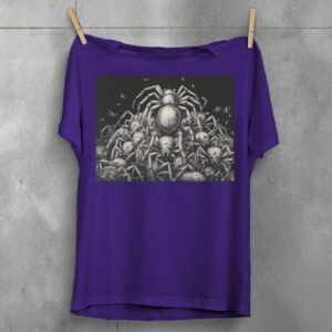 Mysterious gathering spider kingdom dark magic art t-shirt - 5