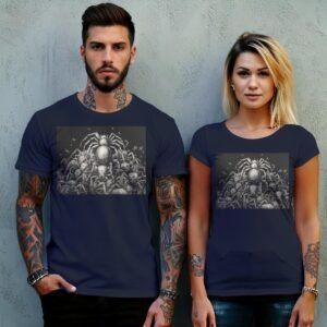 Mysterious gathering spider kingdom dark magic art t-shirt - 8