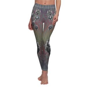 Mystic crystal path for magical nights fantasy art gothic leggings - 5