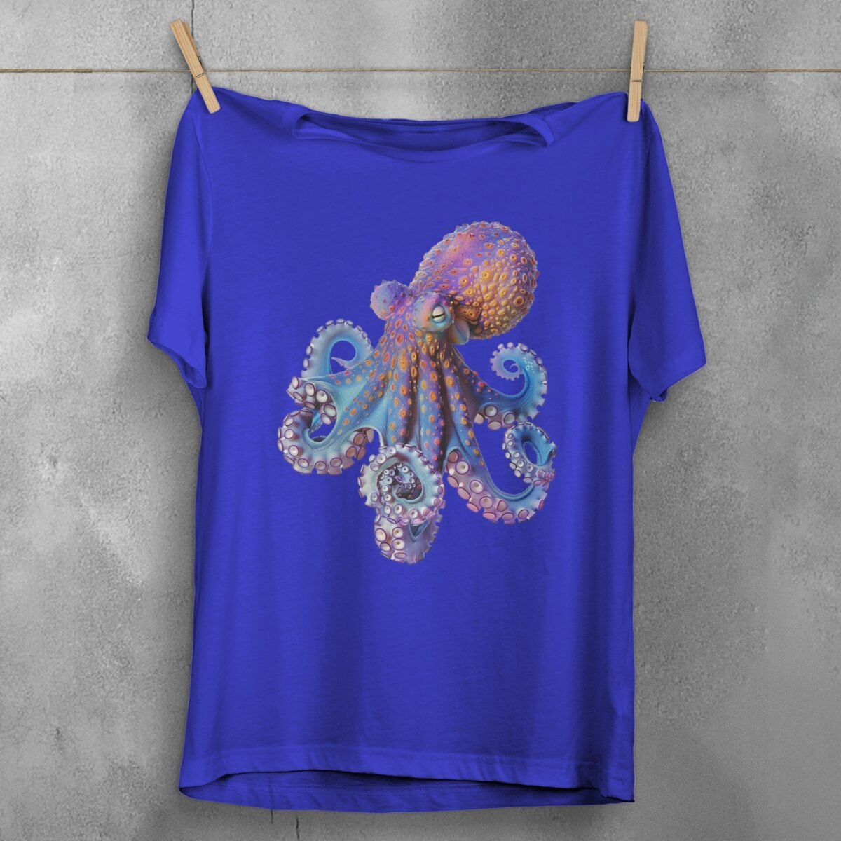 octopus ocean creature design witchy magical sea life t-shirt design, variation 3
