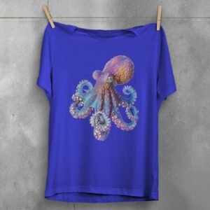 octopus ocean creature design witchy magical sea life t-shirt design, variation 3