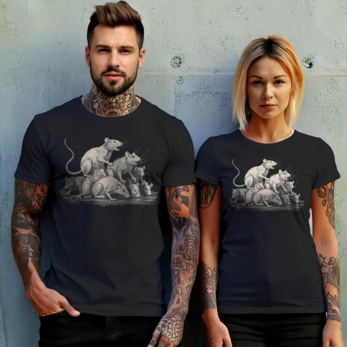 gathering souls rat kindred spirit t-shirt design, variation 10