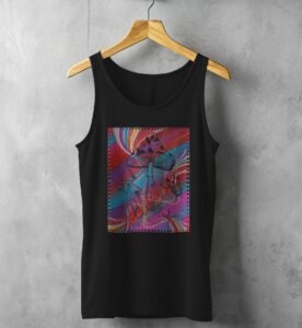 Psychedelic fungal dreams for spiritual journey witchy pagan tank top - 1