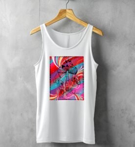 Psychedelic fungal dreams for spiritual journey witchy pagan tank top - 4