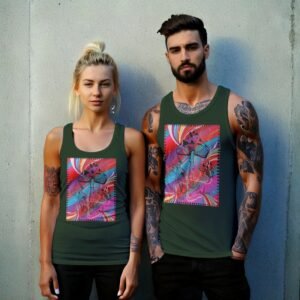 Psychedelic fungal dreams for spiritual journey witchy pagan tank top - 6