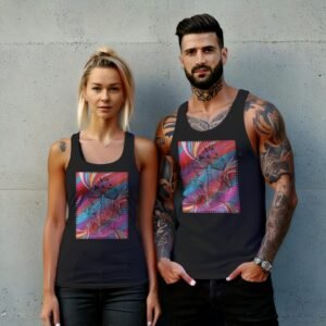 Psychedelic fungal dreams for spiritual journey witchy pagan tank top - 7