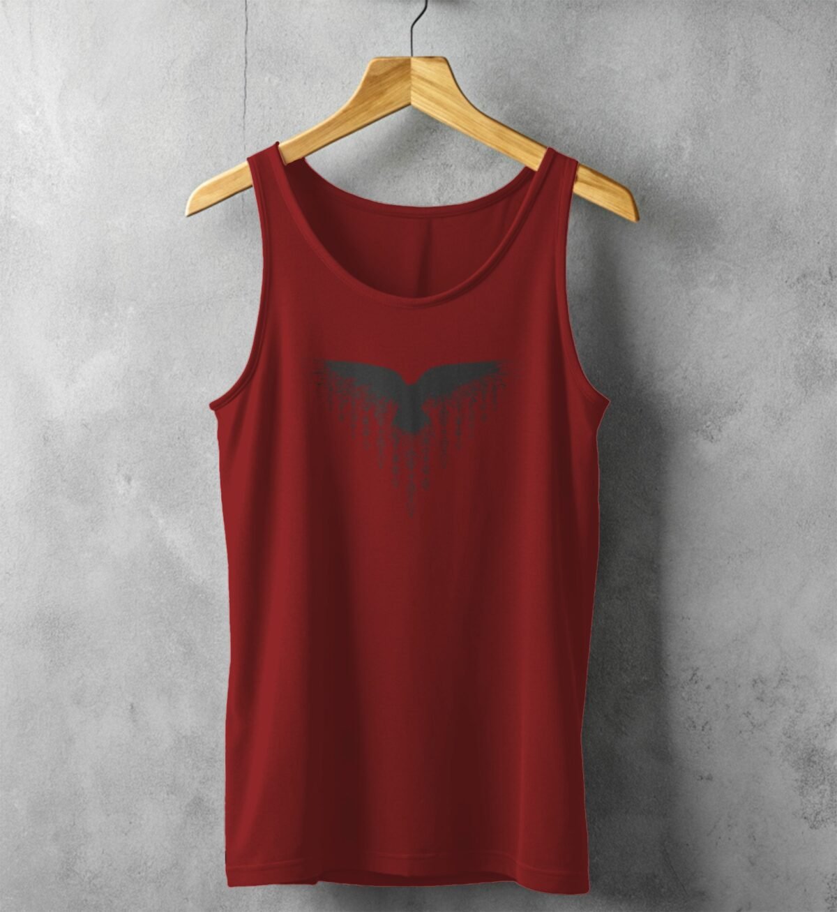 raven descent ancient charms witch power occult pagan dark t-shirt design, variation 3