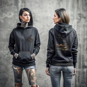 Raven perched upon ancient tomes Dark Academia aesthetic art hoodie - 3