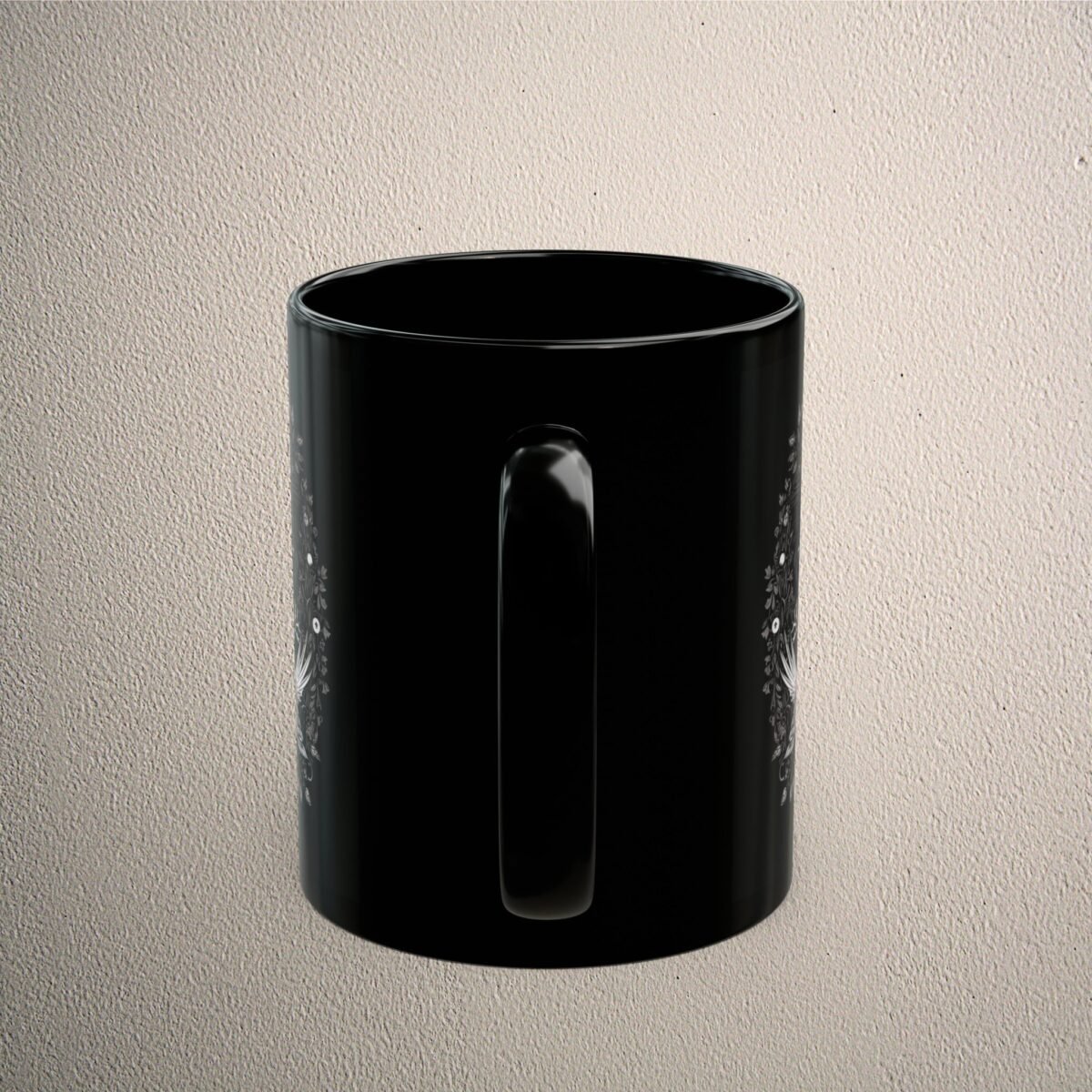 Ravens and crystal ball divination dark cottagecore witchcraft inspired Mug - 4