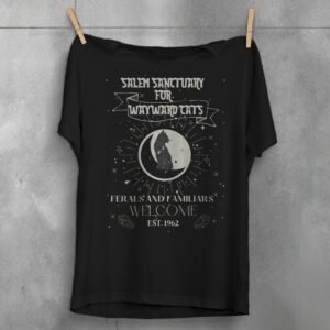 salem sanctuary wayward cats ferals familiars graphic design, variation 1