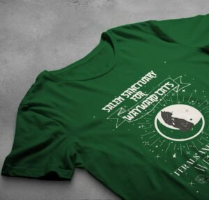 salem sanctuary wayward cats ferals familiars graphic design, variation 6