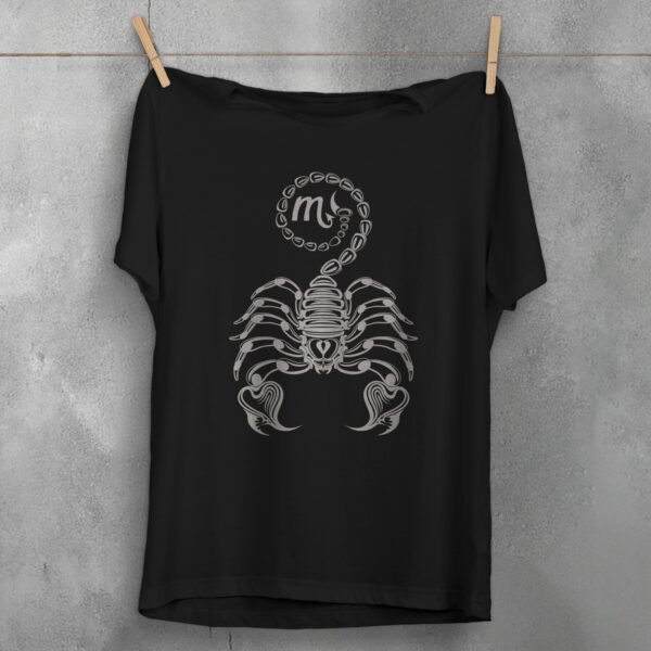 scorpio zodiac sign mystical horoscope spiritual astrology gift t-shirt design, variation 1