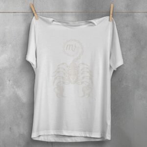 scorpio zodiac sign mystical horoscope spiritual astrology gift t-shirt design, variation 2