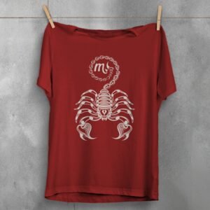 scorpio zodiac sign mystical horoscope spiritual astrology gift t-shirt design, variation 4