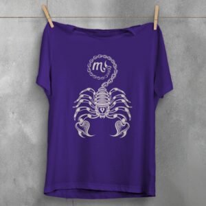 scorpio zodiac sign mystical horoscope spiritual astrology gift t-shirt design, variation 5