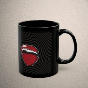 Sensual Delight On Wavy Illusion Dark Academia Occult Art Mug - 3