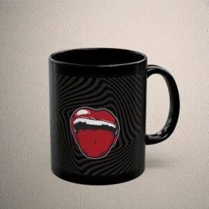 Sensual Delight On Wavy Illusion Dark Academia Occult Art Mug - 5