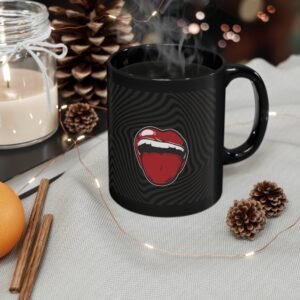 Sensual Delight On Wavy Illusion Dark Academia Occult Art Mug - 6