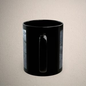 Shattered Reality Unveiled Modern Dark Aesthetic Art Piece Mug - 4