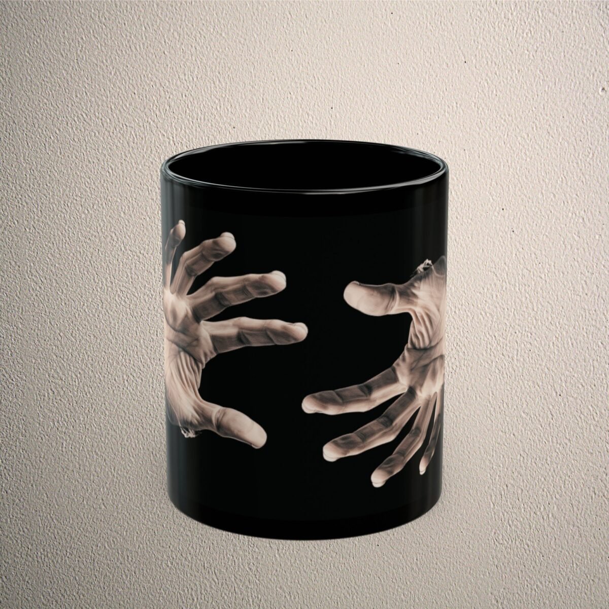 Skeletal Hand reaches out towards you Coffee Mug - 2
