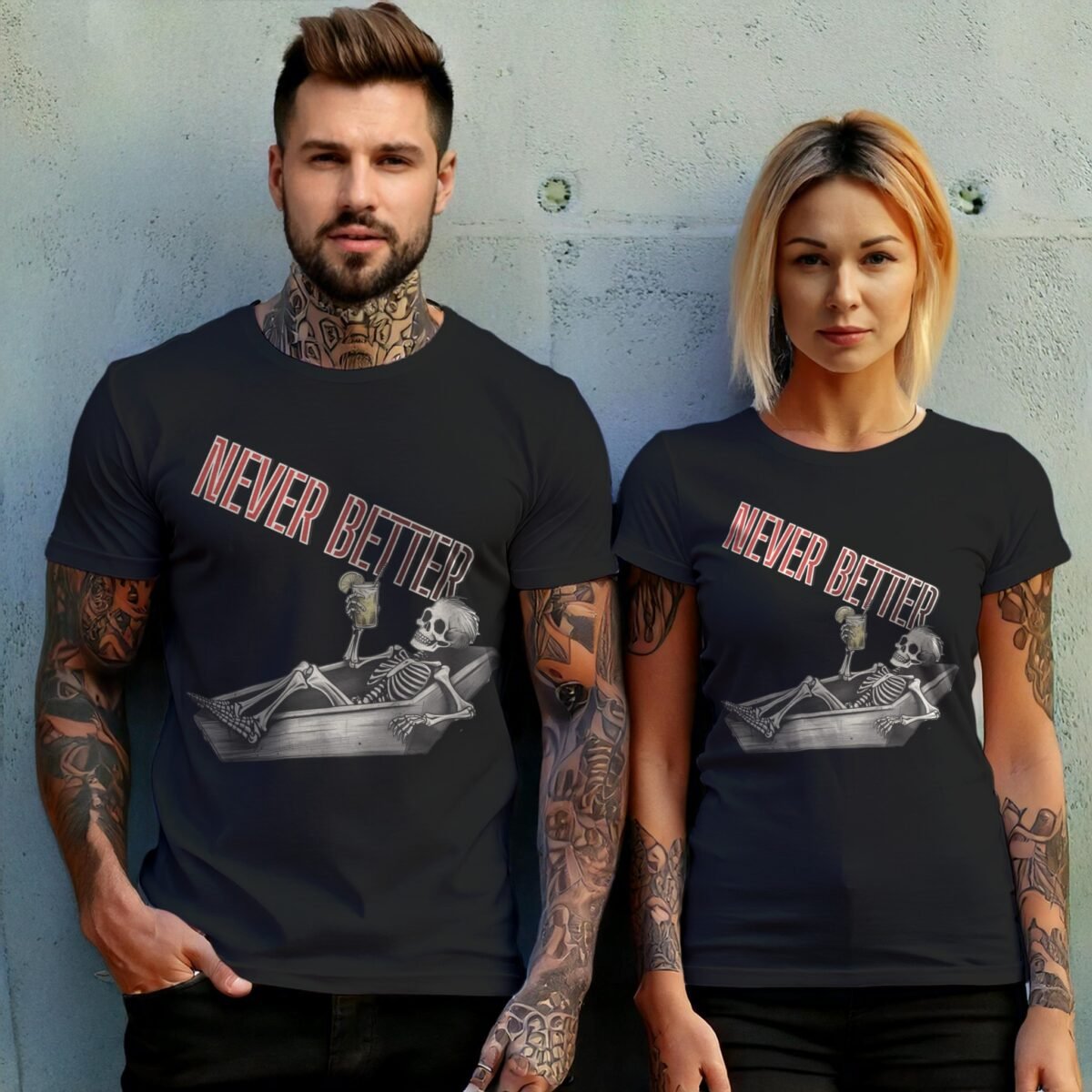 Skeleton chilling cocktail enjoying life after death relaxed mood t-shirt - 10