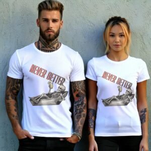 Skeleton chilling cocktail enjoying life after death relaxed mood t-shirt - 9