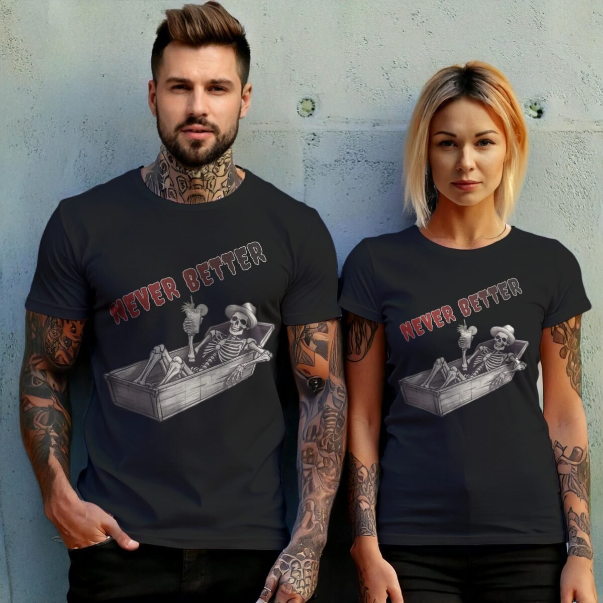 skeleton chilling coffin cocktail summer vibe t-shirt design, variation 10