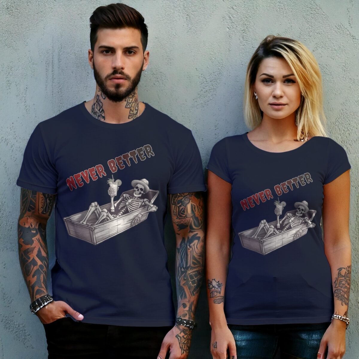 skeleton chilling coffin cocktail summer vibe t-shirt design, variation 8