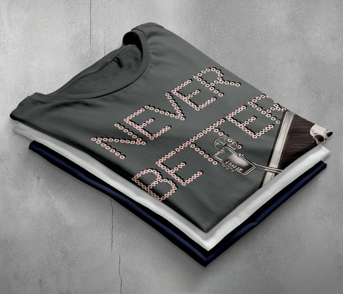 Skeleton Never Better Coffin Relaxing Cocktail Artistic Gothic Cool t-shirt - 7