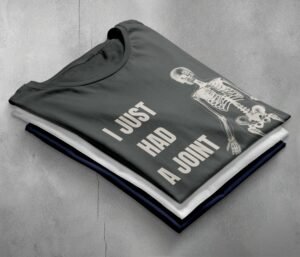 Skeleton Shows Where Joint Replacement Occurs Dark Humor t-shirt - 7