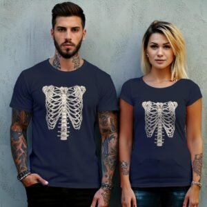 skeleton spiders eerie crawl gothic wiccan creepy cute t-shirt design, variation 8