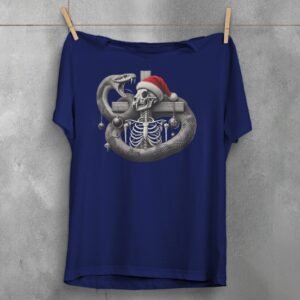 Snake guards skeleton Christmas ornaments a gothic celebration t-shirt - 5