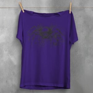 Spider creepy crawly sketch art dark goth aesthetic t-shirt - 5