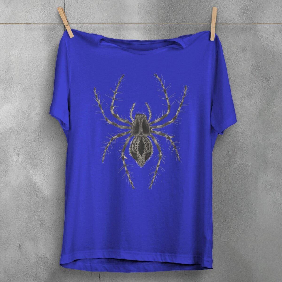 Spider dark beauty gothic esoteric occult insect black t-shirt - 3