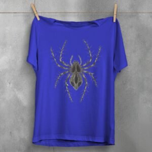 Spider dark beauty gothic esoteric occult insect black t-shirt - 3