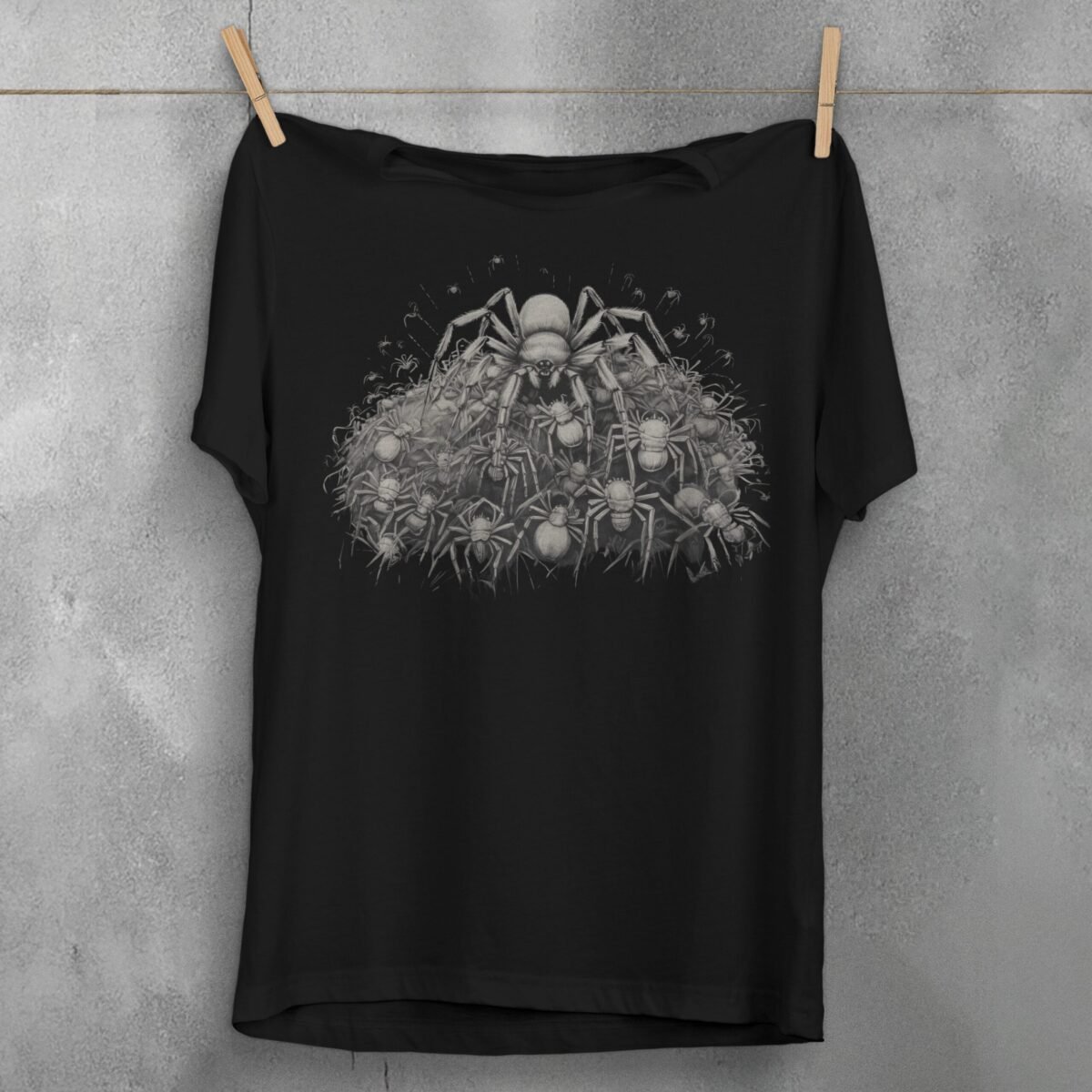 Spider Nest Guardians A Haunting Web Of Fright T-Shirt - 1