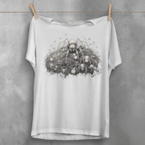 Spider Nest Guardians A Haunting Web Of Fright T-Shirt - 2