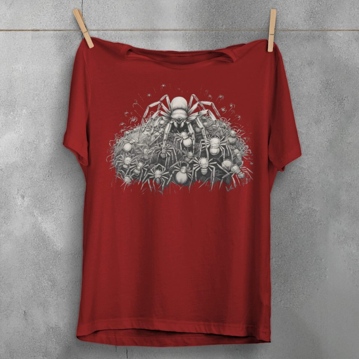 Spider Nest Guardians A Haunting Web Of Fright T-Shirt - 4
