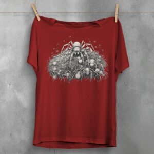 Spider Nest Guardians A Haunting Web Of Fright T-Shirt - 4