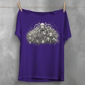 Spider Nest Guardians A Haunting Web Of Fright T-Shirt - 5