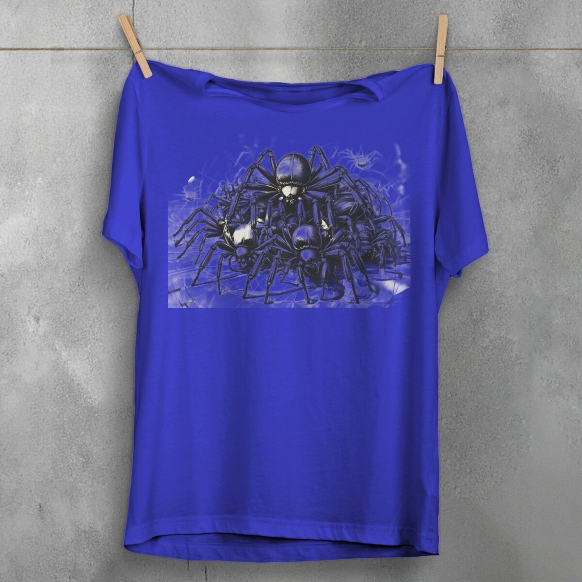 Spider Pile arachnid Gothic lovers dark aesthetic spooky cool t-shirt - 3