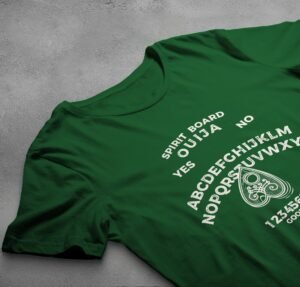 spirit board ouija theogham divination gothic spiritualism design, variation 6