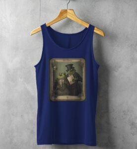 sweet amphibian love tarot card reading elegant tank top design, variation 2